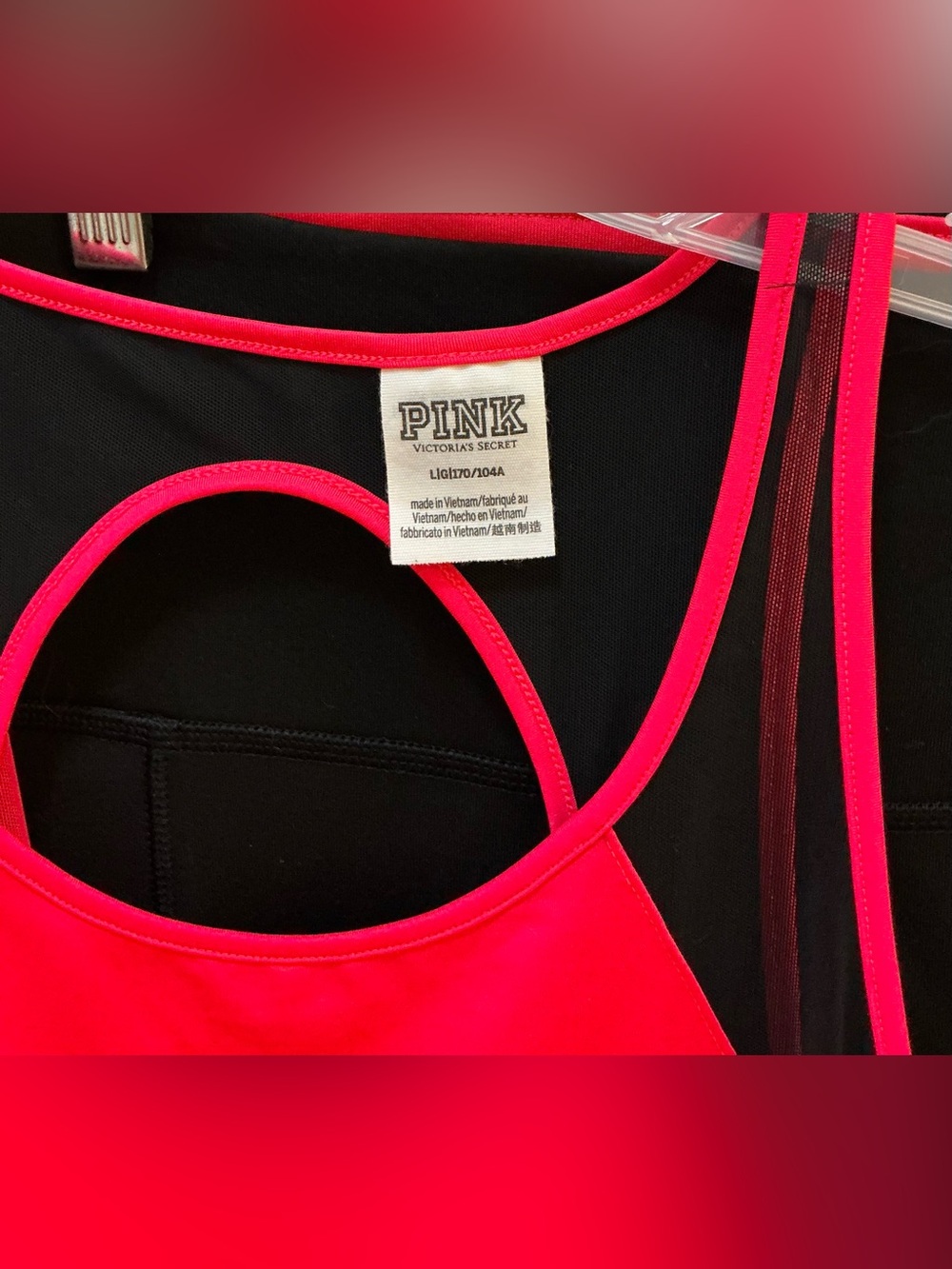 PINK by Victoria's Secret Neon Pink Active Set - Jacket, Top & Leggings - Picture 8 of 9